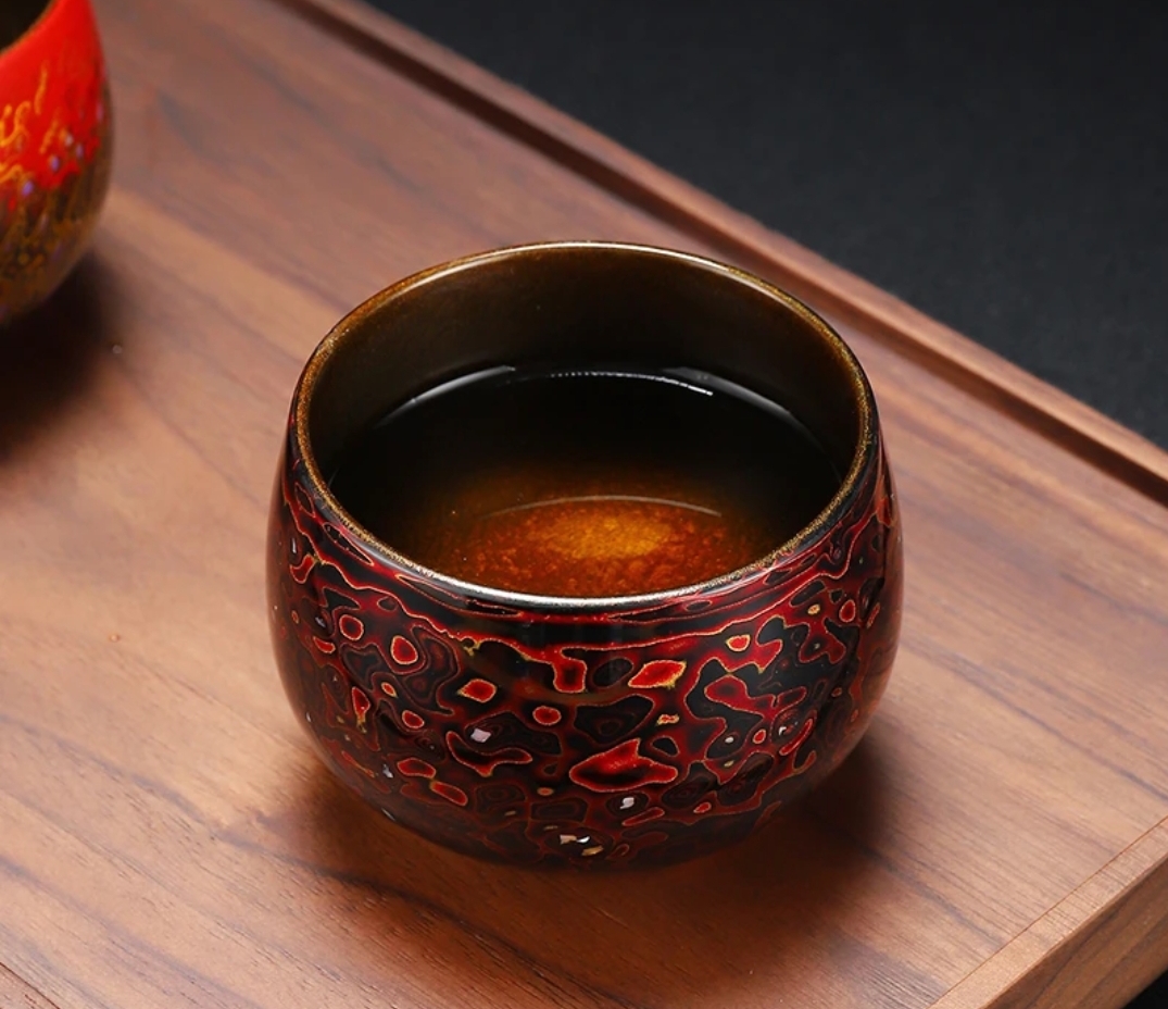 Xipi Mother-of-Pearl Lacquer Tea Cup
