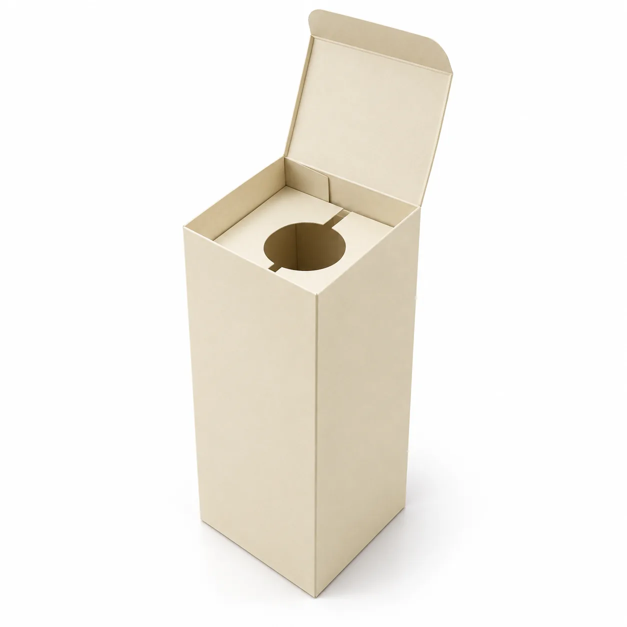Custom Bottle Packaging Box with Integrated Holder