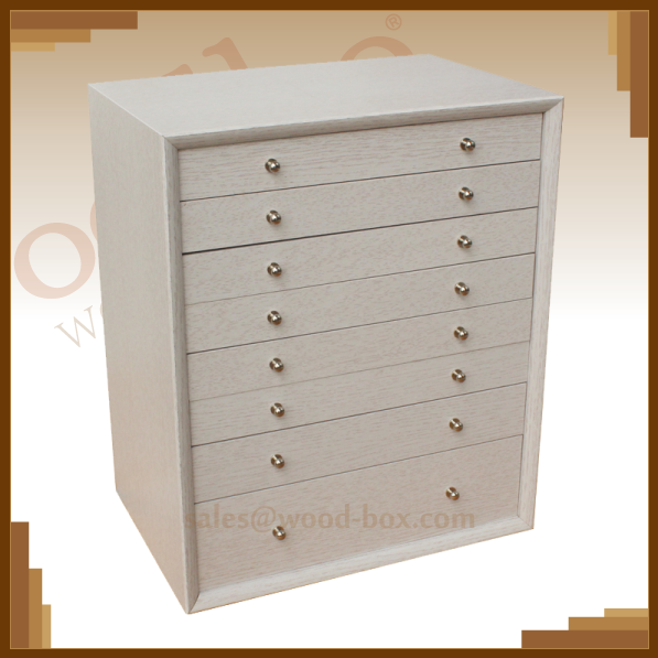 large wooden jewelry case
