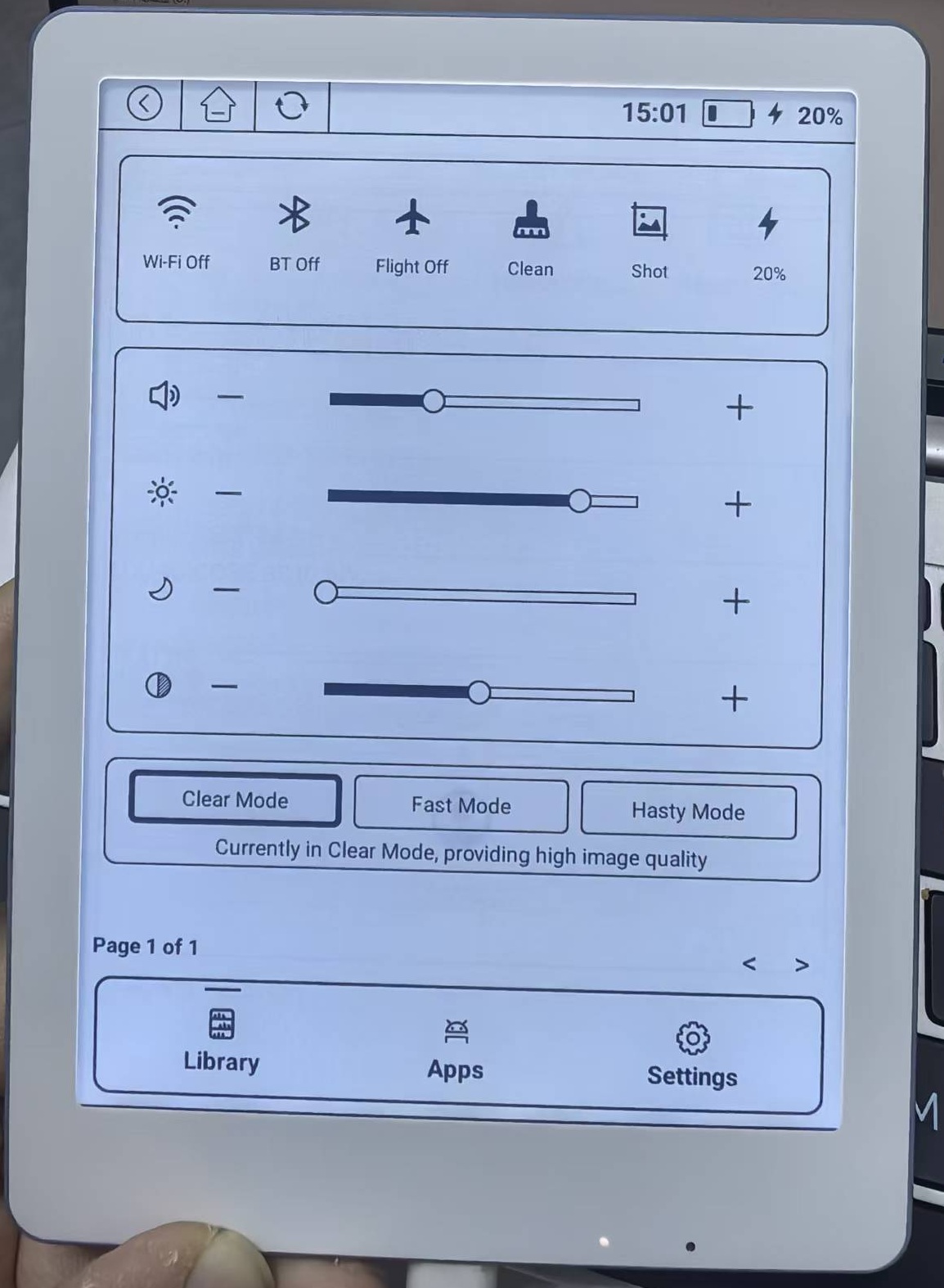6-inch Front-Light Touch E-Paper Module