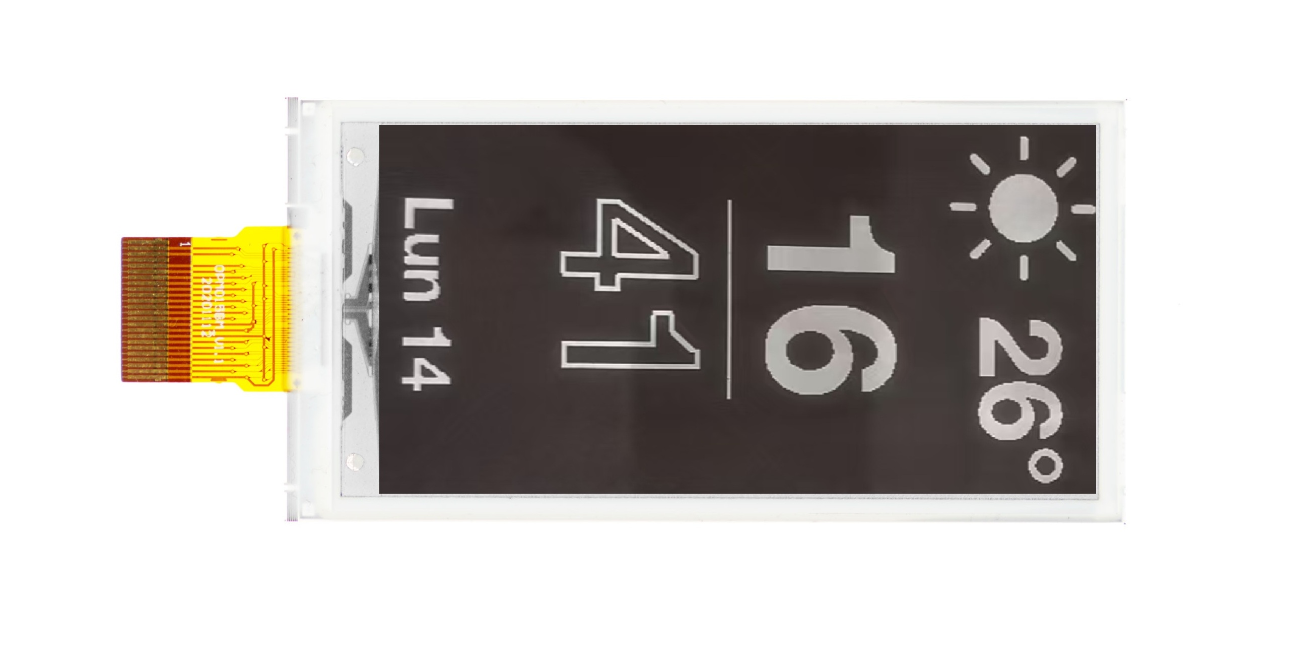 2.66-inch E-ink Display Module 152×296