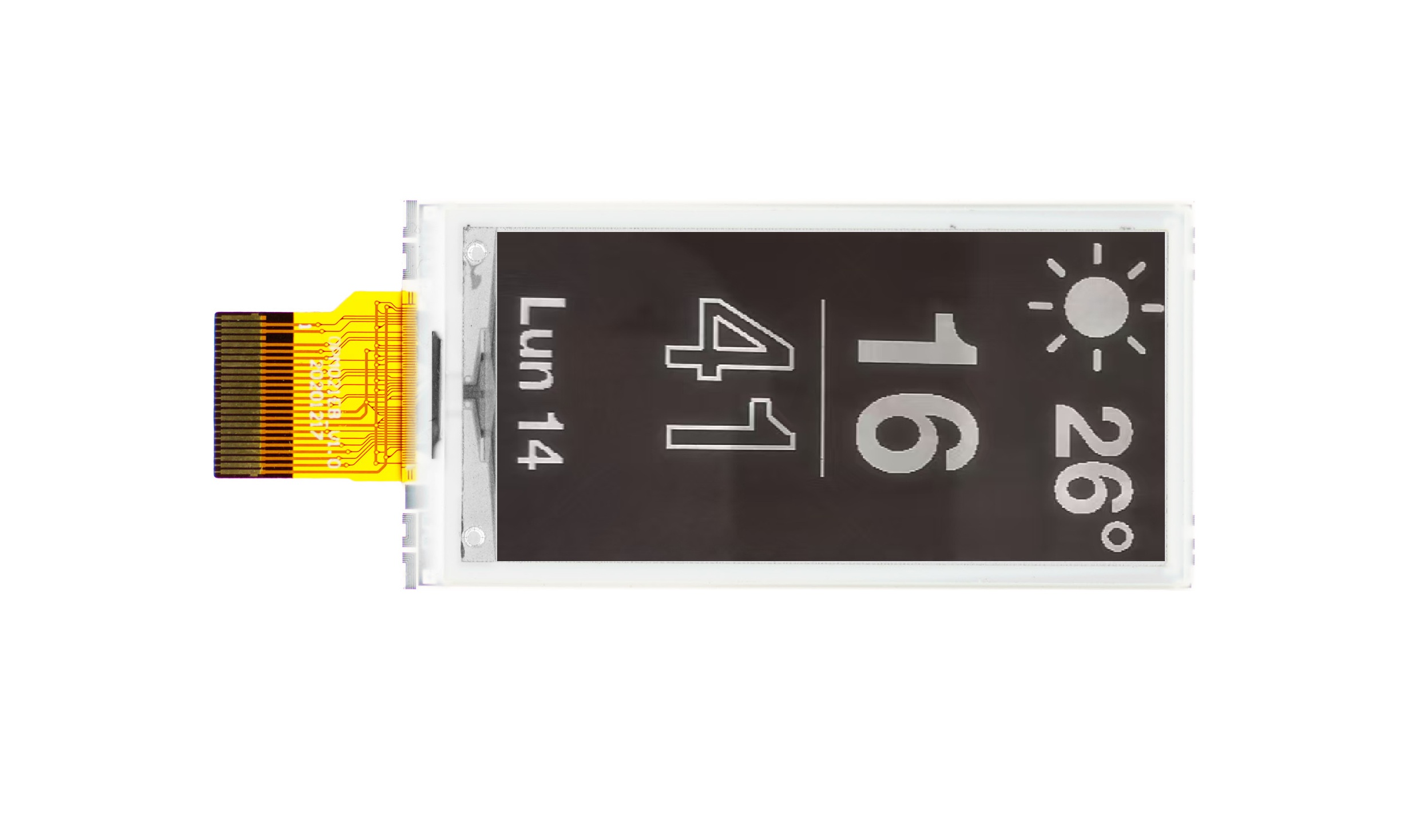 2.13-inch E-ink Display Module 122×250